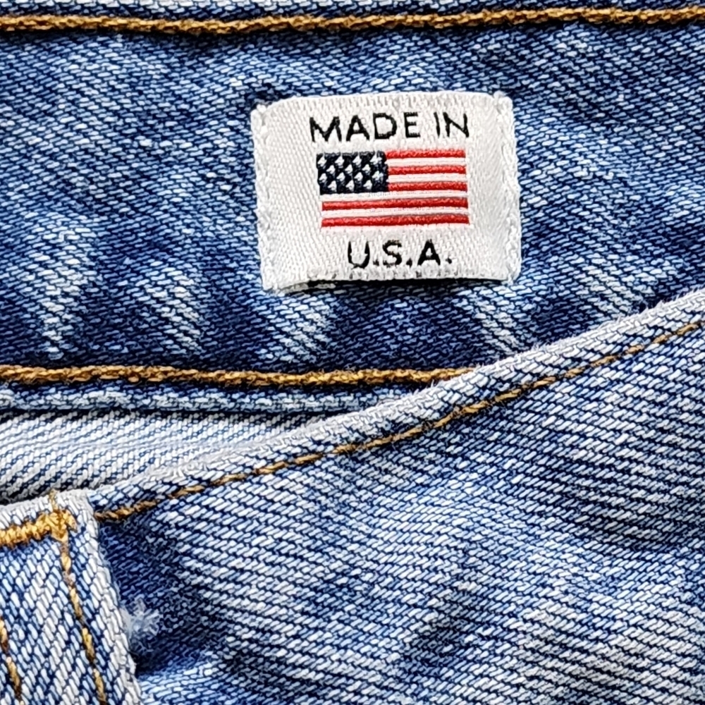 Re/Done Women Straight Leg Jeans in Light Blue - Picture 6 of 8